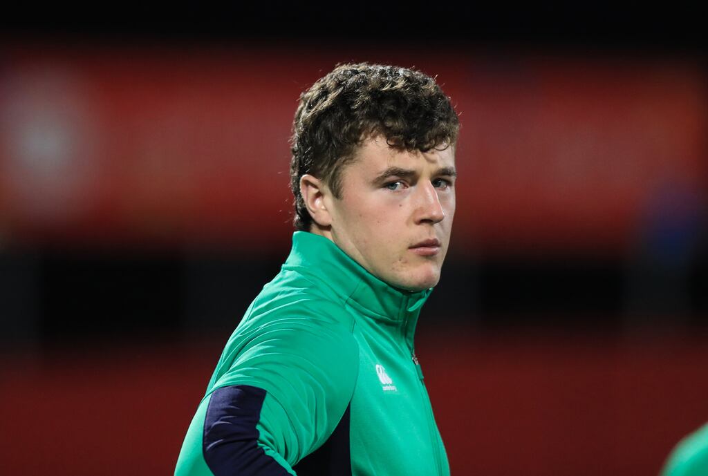 Gus McCarthy captains the Ireland under-20 side for Friday night's Six Nations match against Italy in Treviso. Photograph: Evan Treacy/Inpho