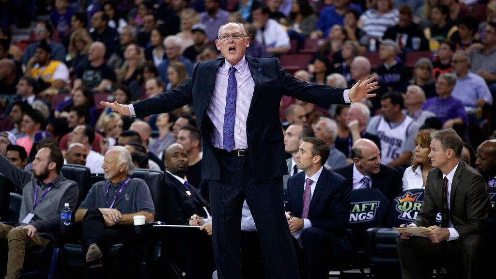 George Karl: “I’m talking about performance-enhancing drugs – like steroids, human growth hormone, and so on. It’s obvious some of our players are doping.” Photograph: Ezra Shaw/Getty Images