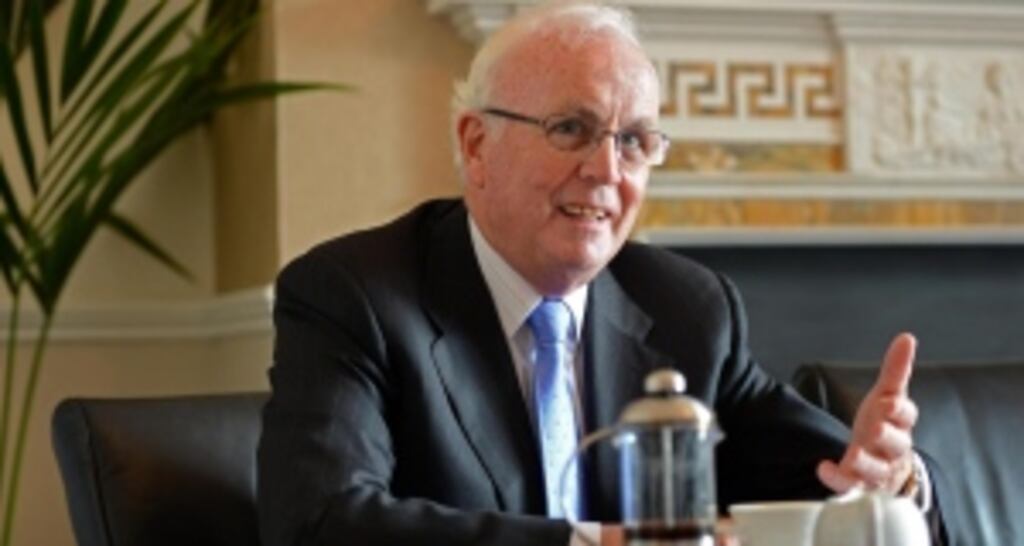 Nama chairman Frank Daly. The agency today confirmed its preferred bidders to manage loan portfolios from IBRC. Photograph: Eric Luke/Irish Times