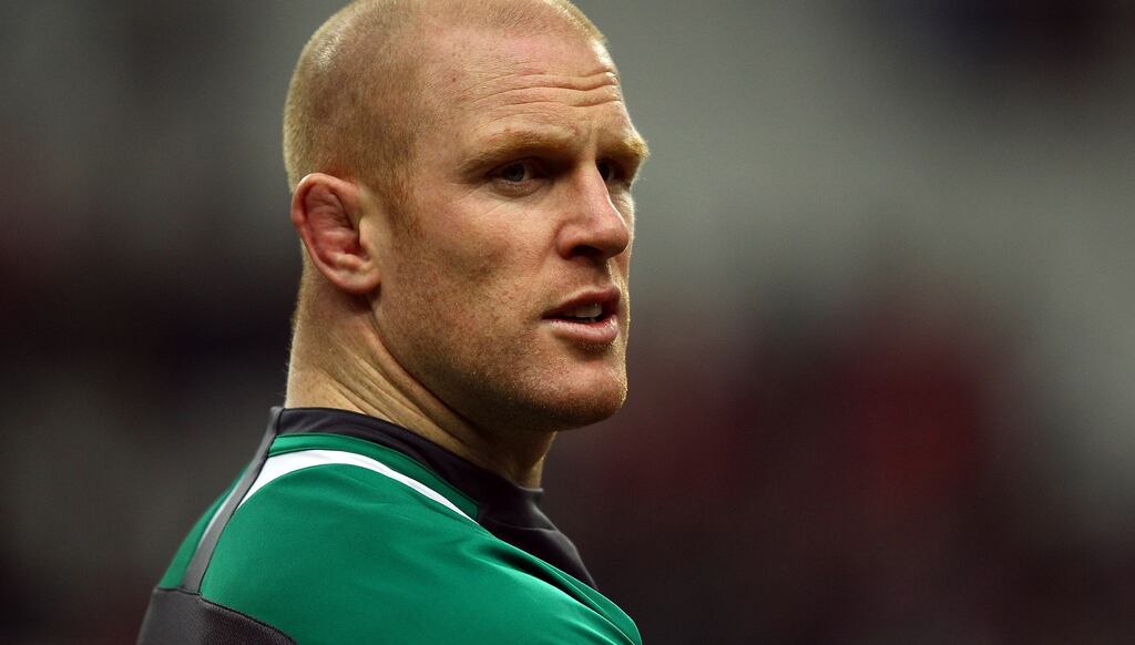Cool customer: Ireland captain Paul O'Connell looks on as the match is called off just before kick off due to a frozen pitch during the RBS 6 Nations match between France and Ireland at Stade de France on February 11, 2012 in Paris, France. (Photo by Richard Heathcote/Getty Images)