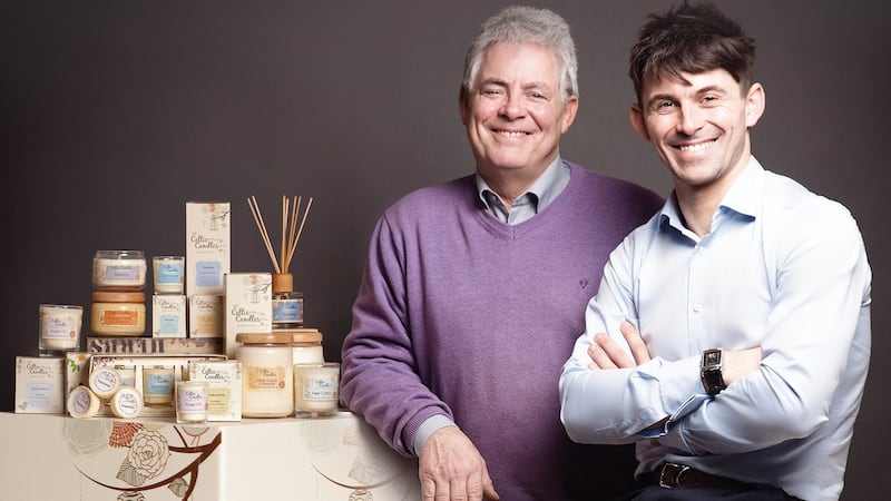 Gerry and James Stewart of Celtic Candles: ‘We’re knee-deep in sanitiser and pushing hard to keep up with demand from our pharmacy customers’
