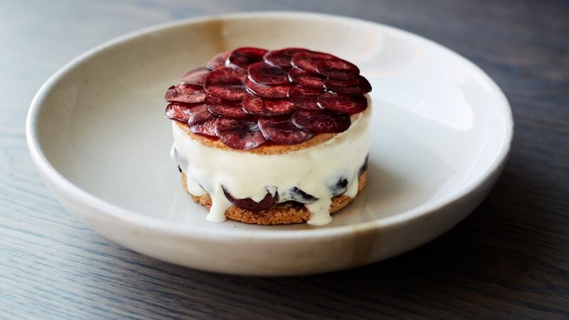 The food at Allegra is described as modern European and hyper-seasonal