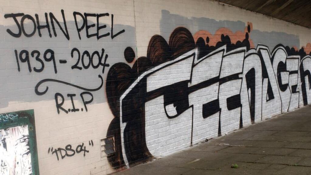 “Teenage dreams so hard to beat.” The words from the Undertones’ joyous hymn to young love have been swabbed out by the overzealous authorities. Photograph: Pacemaker