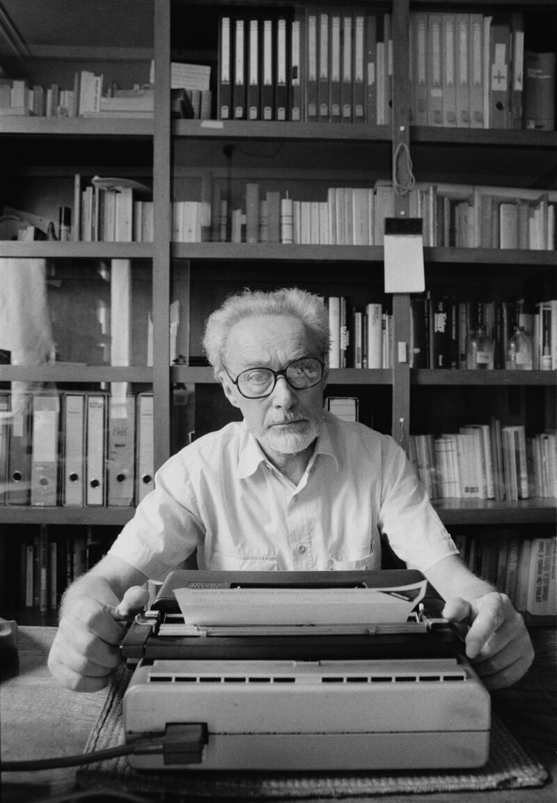 Primo Levi in Rome, 1986. Photograph: Getty Images