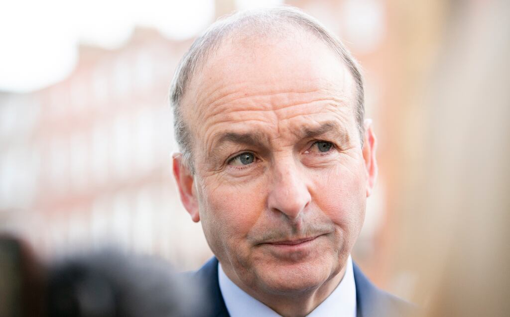 Taoiseach Micheál Martin: 'The day after the Bill is enacted anyone facing eviction is protected.' Photograph: Gareth Chaney/ Collins Photos