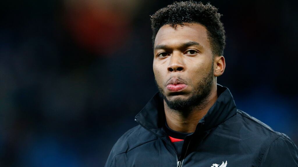 Liverpool’s Daniel Sturridge continues to be plagued by injury problems. Photograph: Reuters