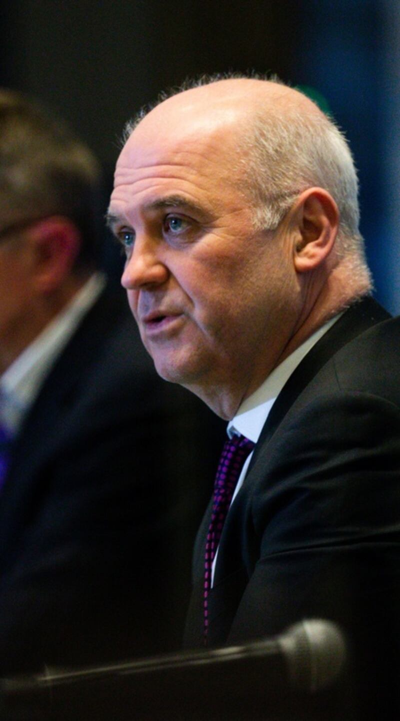 Chief Medical Officer Dr Tony Holohan speaks to the media during the Covid-19 pandemic. Photograph: Tom Honan/The Irish Times.