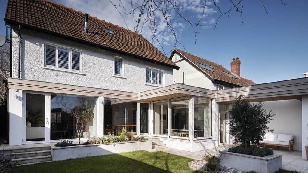 The house extension.