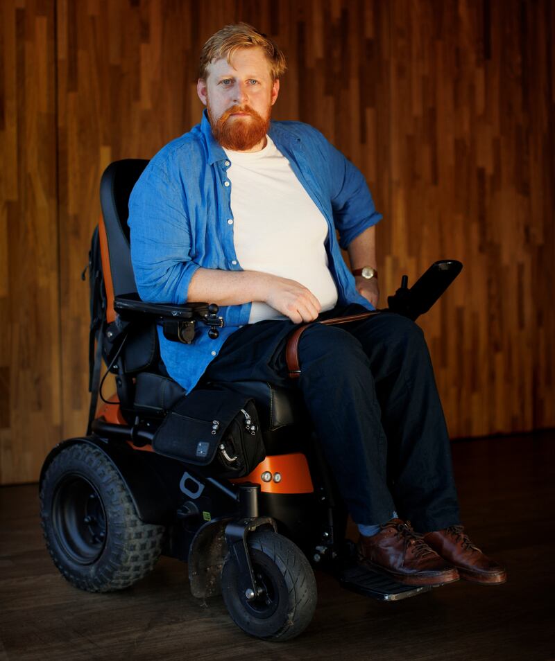 Actor Michael Patrick was diagnosed with motor neuron disease last year. Photograph: Liam McBurney
