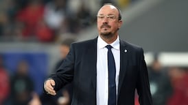 Rafael Benítez passes on his best wishes to Zinedine Zidane