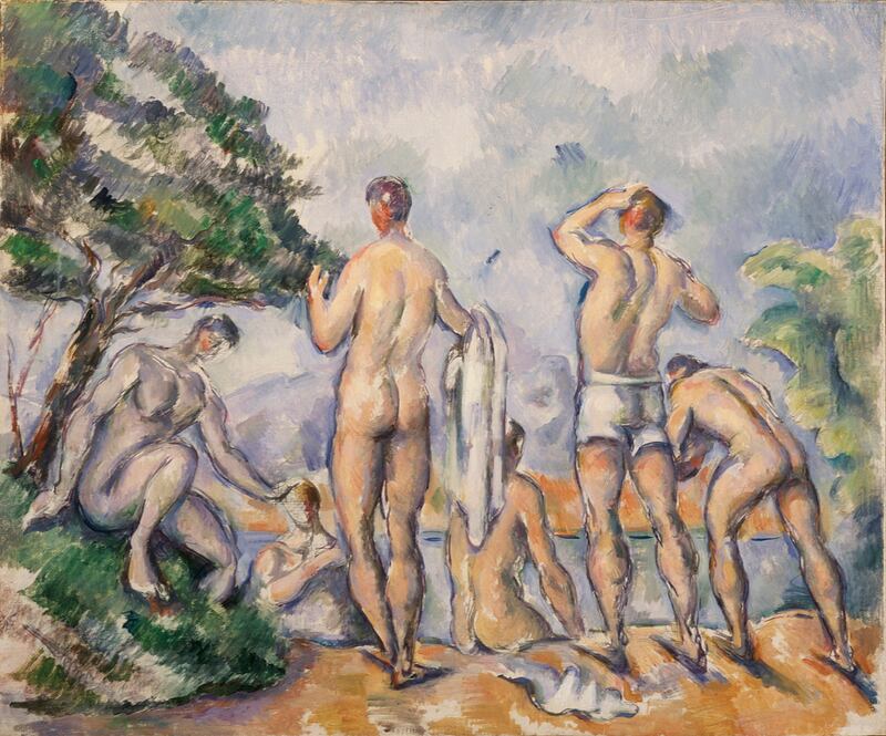 Paul Cézanne’s Baigneurs. Courtesy of  Saint Louis Art Museum