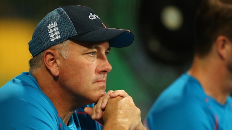 Head coach Chris Silverwood is seen by many as the most likely to face the chop after another disappointing Ashes series. Photograph: Matthew Lewis/ICC via Getty Images