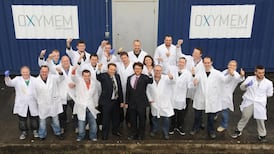 Oxymem waves treating wastewater