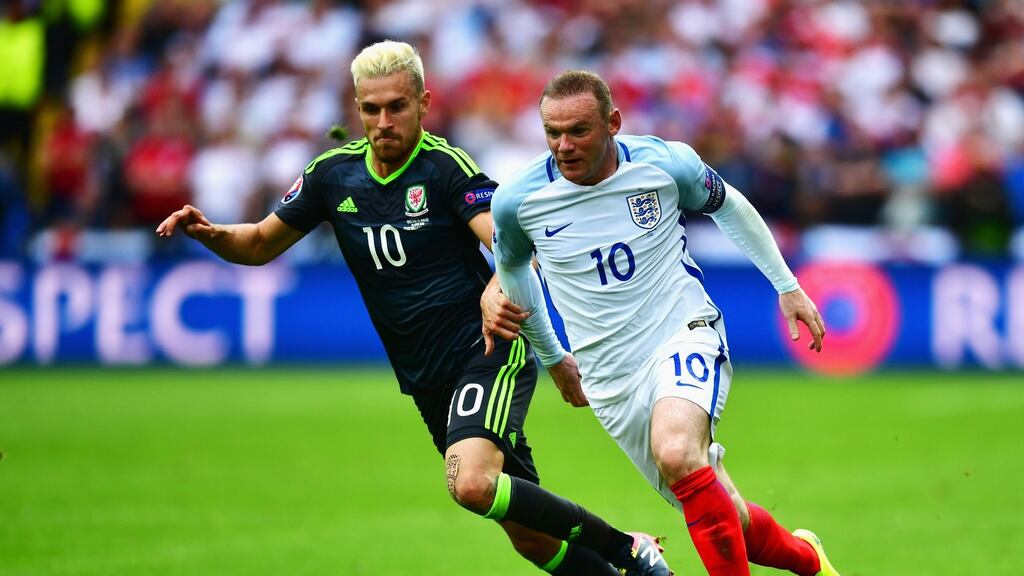 Wayne Rooney of England: pundits had varying opinions as to his worth as a midfielder.  Photograph:  Dan Mullan/Getty Images