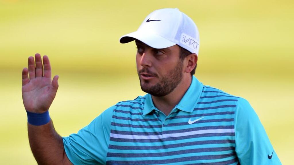 Francesco Molinari shot a 65 to take the first round lead in the PGA Championship at Wentworth. Photograph: Getty