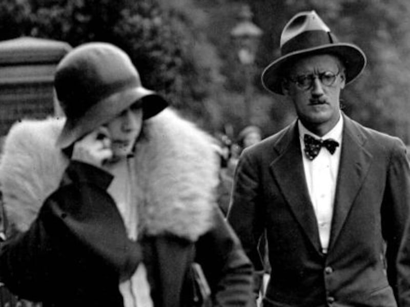 Nora Barnacle with James Joyce just after their marriage, in 1931: their relationship is much commented on. Photograph: Popperfoto/Getty