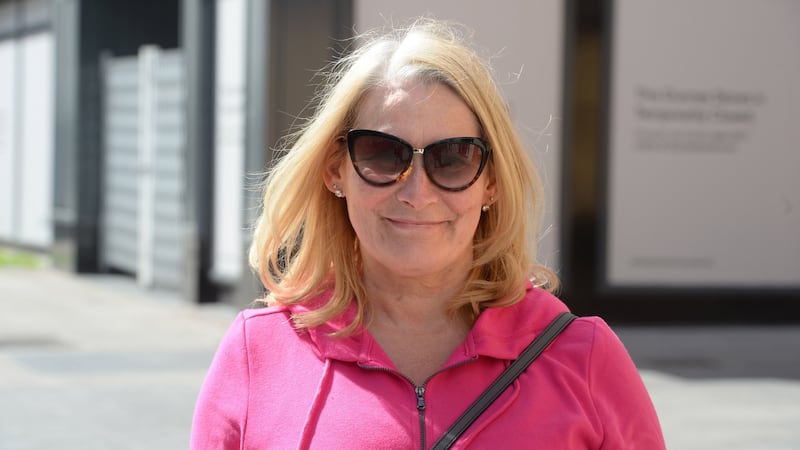 Brenda Ryan, on Grafton Street, Dublin. Photograph: Dara Mac Dónaill