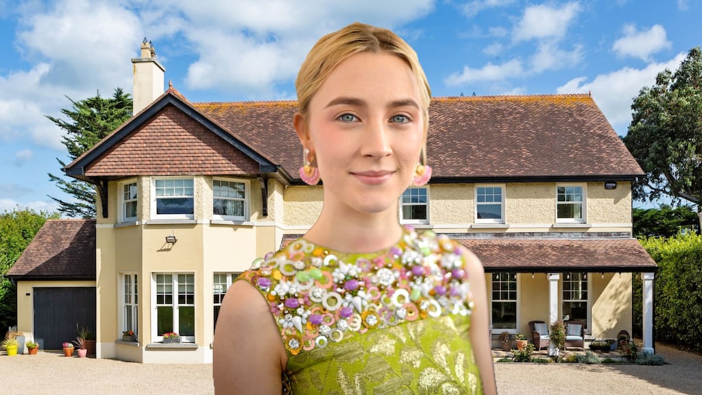 Saoirse Ronan is selling her five-bedroom, five-bathroom home in Co Wicklow. Photomontage: The Irish Times