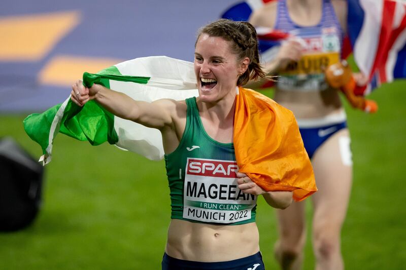 Ciara Mageean won the August award. Photograph: Morgan Treacy/Inpho