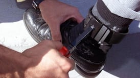 NI man has electronic tag removed to bring children swimming