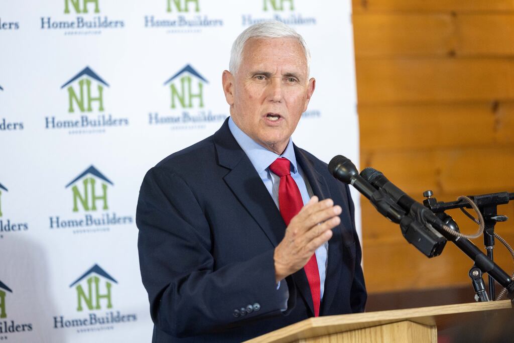 Former US vice president Mike Pence 'fully co-operated' with the inquiry, his spokesman said. Photograph: Scott Eisen/Getty Images