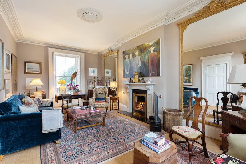 One of two formal reception rooms at hall level