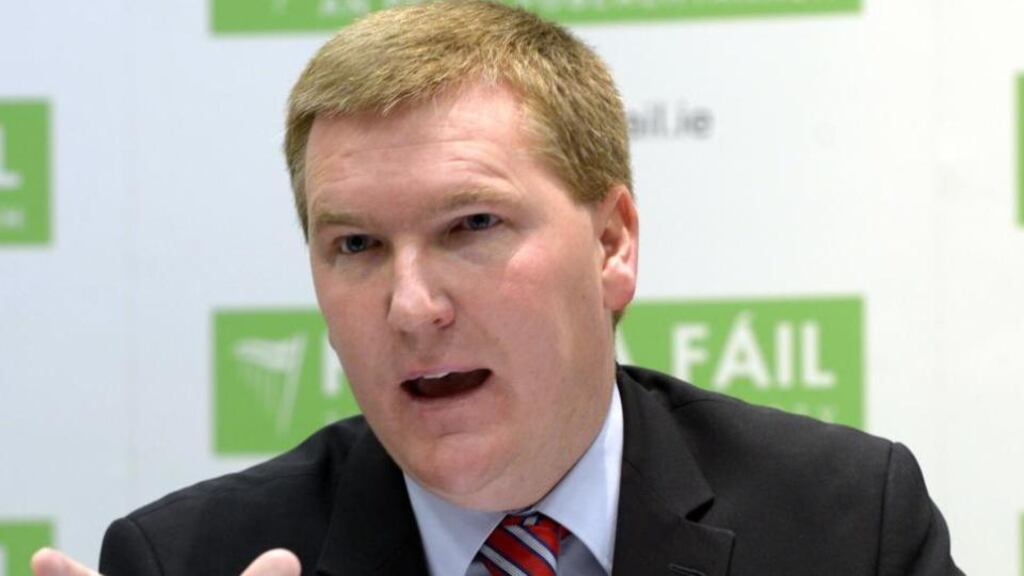 Fianna Fáil TD Michael McGrath:  has done the party a service by raising the issue at this time as it requires considered internal debate in advance of the election. Photograph: Brenda Fitzsimons