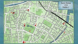 1916 Rising: Dublin 2  street map