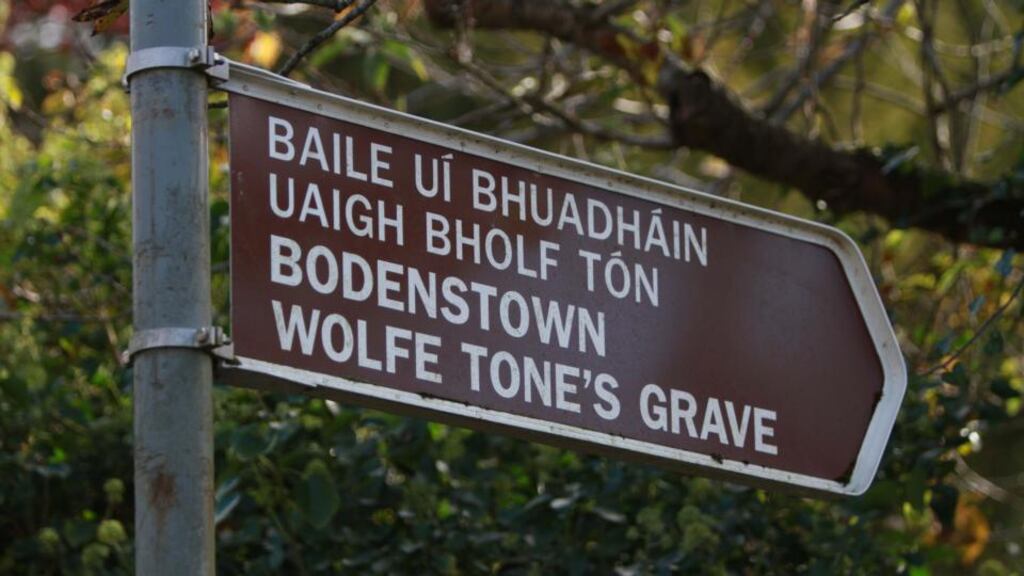 A contingent of Belfast Protestants attended the 1934 commemoration of Wolfe Tone at Bodenstown. Photograph: Nick Bradshaw