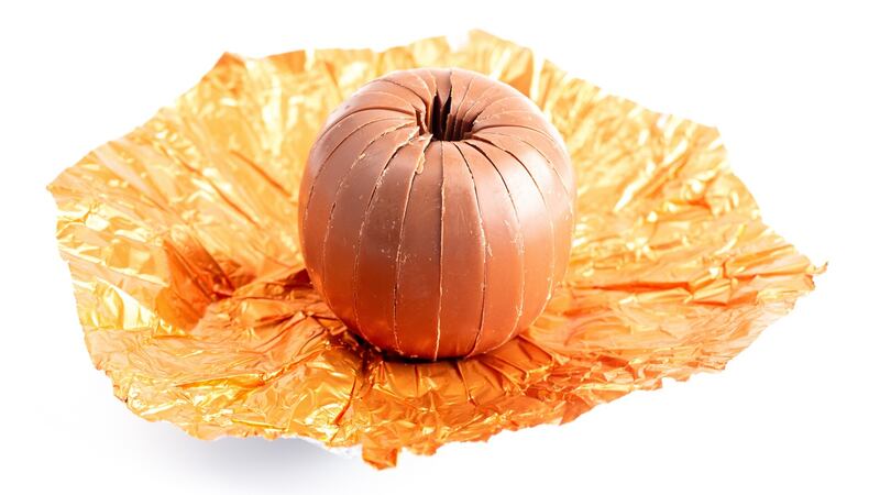 A  chocolate orange: it  comes handily split into segments