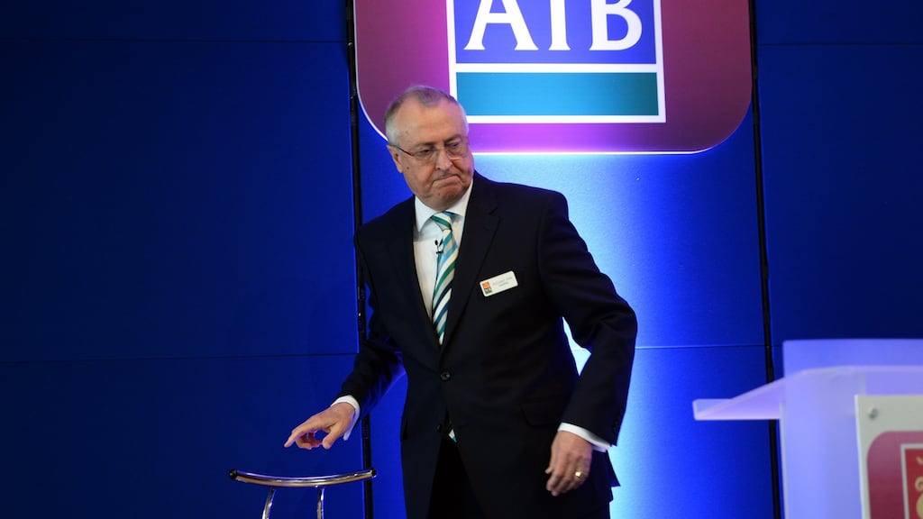 As chairman of AIB Richard Pym repeatedly clashed with Government over the pay restrictions for bailed-out banks. Photograph: Eric Luke