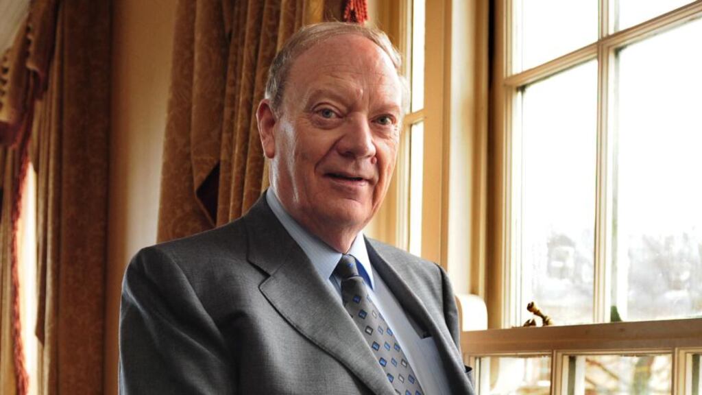 Jim Mansfield, pictured in Citywest Hotel in 2010, made his fortune in hotels and property and was one of the first Irish businessmen to own a private jet. Photograph: Aidan Crawley/The Irish Times