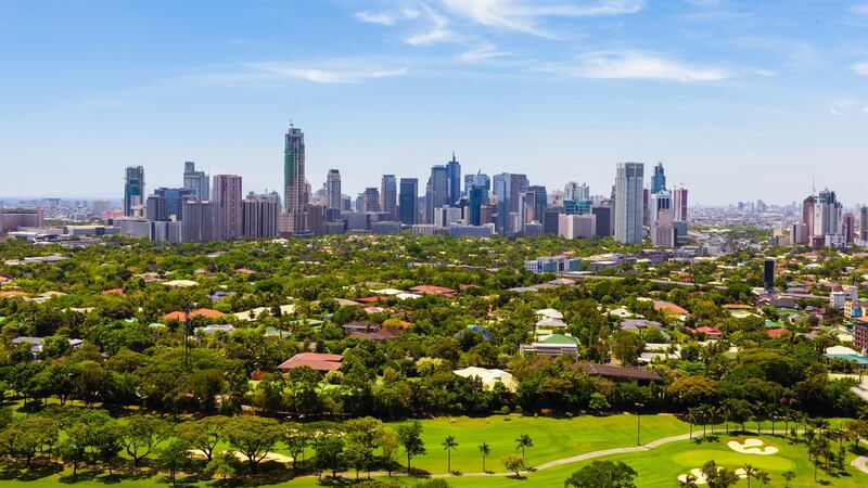 Manila city skyline. Photograph: Getty Images