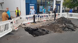 Dalkey street closed after hole appears following partial road collapse
