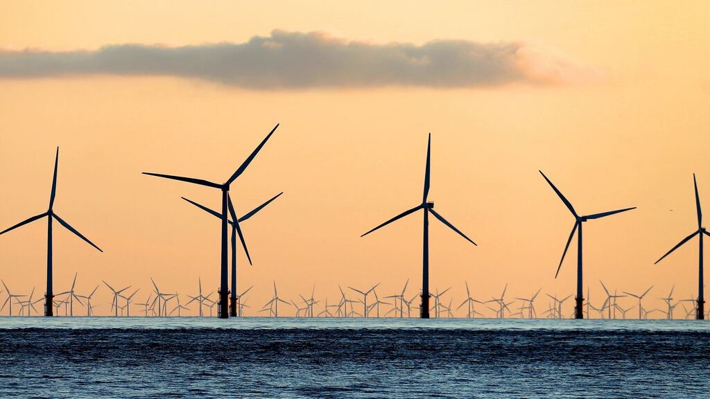The ESB plans to start manufacturing turbines for offshore wind farms at its Moneypoint power station in west Clare. Photograph: Peter Byrne/PA Wire