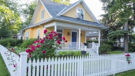 For maximum kerb appeal, tend the garden and paint the front door white