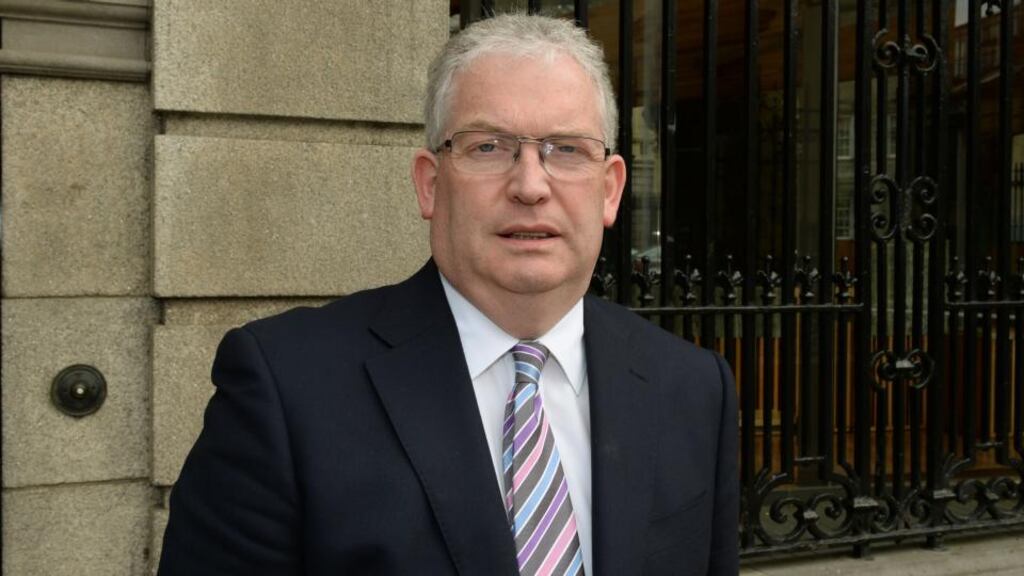 Tony O’Brien, director general of the HSE, outside Leinster House yesterday after he had appeared before the Public Accounts Committee. Photograph: David Sleator/The Irish Times