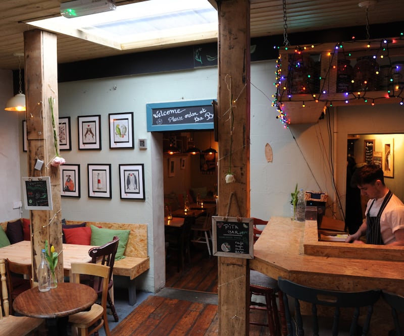 Shouk restaurant. Photograph: Aidan Crawley