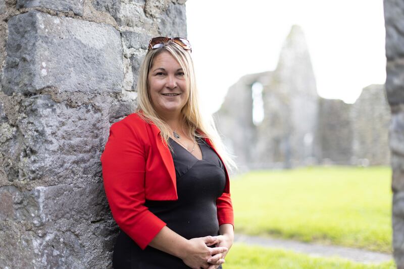 Laetitia Andre in Co Clare: 'My daughters go to a Gaelscoil so they learn through Irish and are now trilingual; this is such an important skill for them to have for the future.' Photograph: Eamon Ward