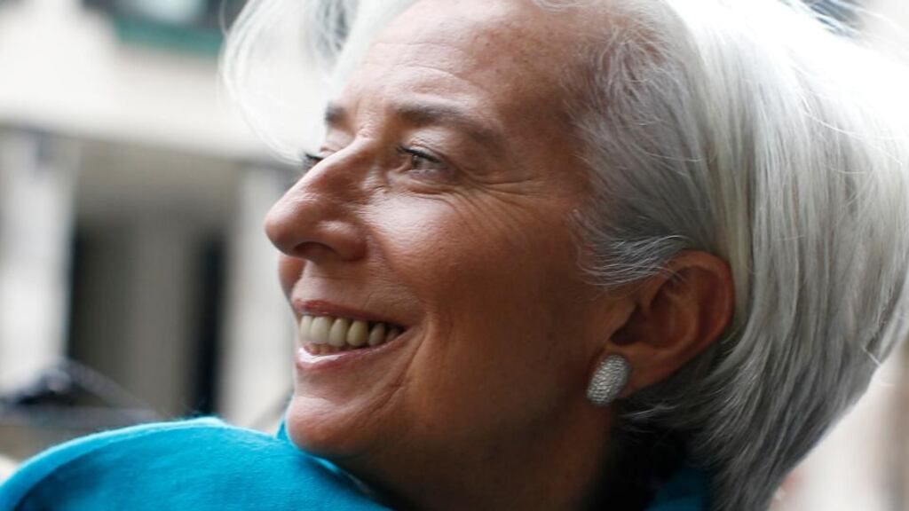 International Monetary Fund managing director Christine Lagarde