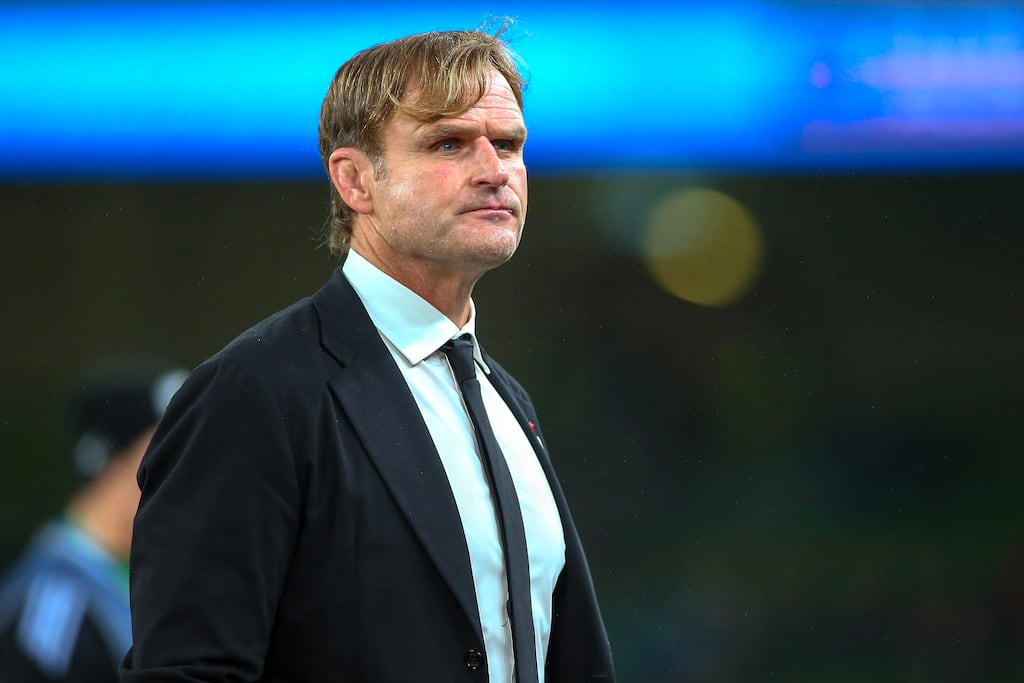 New Zealand head coach Scott Robertson: ‘We’re really confident when we get our attack right’. Photograph: Ken Sutton/Inpho