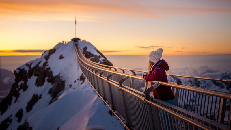 Peak Walk by Tissot at Glacier 3000. Photograph: Mike Rabensteiner