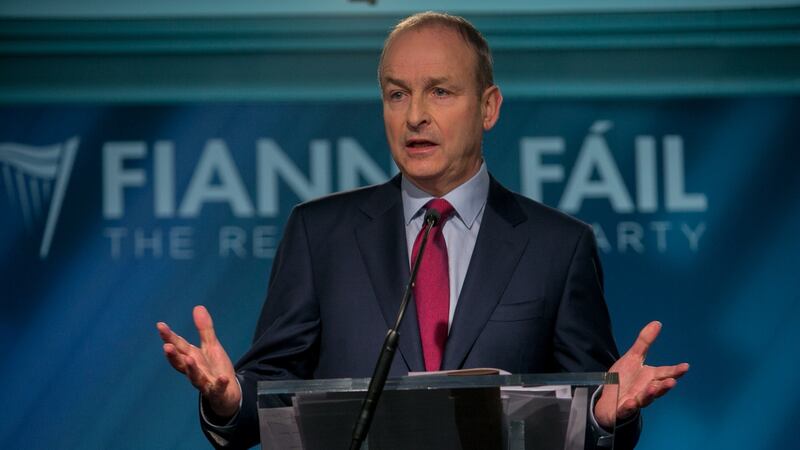 Fianna Fáil leader Micheal Martin said  comments by the Taoiseach failed to recognise the descent into ever more brutal and gruesome violence in Ireland. Photograph: Gareth Chaney/Collins