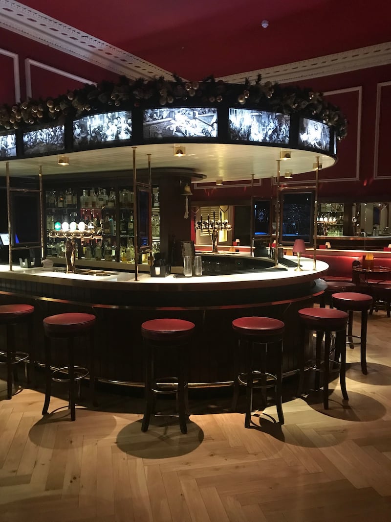 The Horseshoe bar at The Shelbourne hotel, which is 60 years old on Sunday. Photograph: Marie Claire Digby
