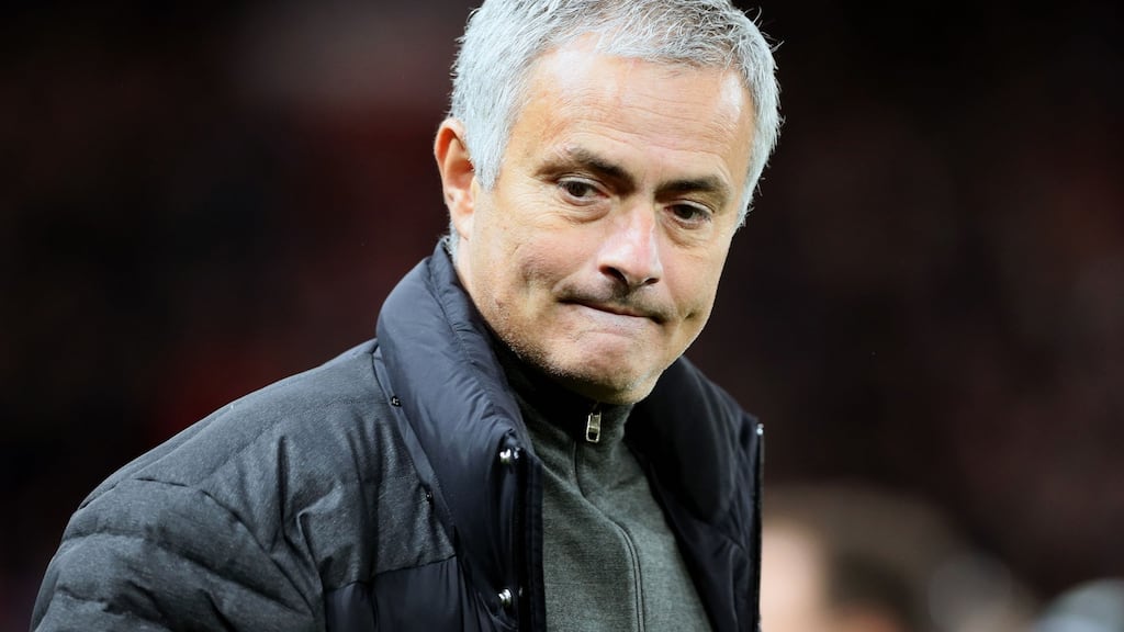 Manchester United manager Jose Mourinho has been charged with misconduct over comments he made about referee Anthony Taylor prior to the game against Liverpool, the Football Association has announced. Photo: Martin Rickett/PA Wire