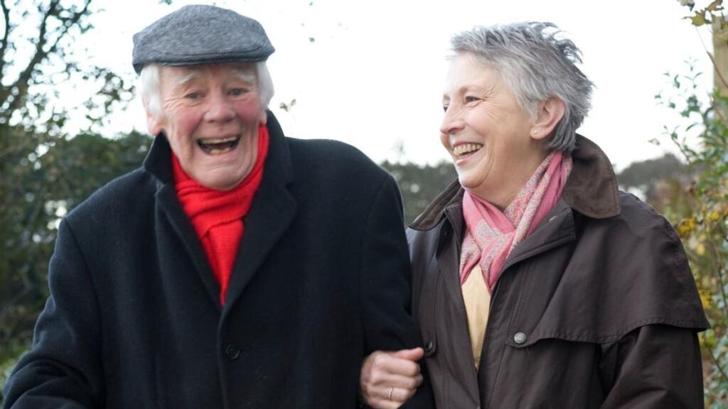 Tony and Steph Booth. Photograph: George Skipper