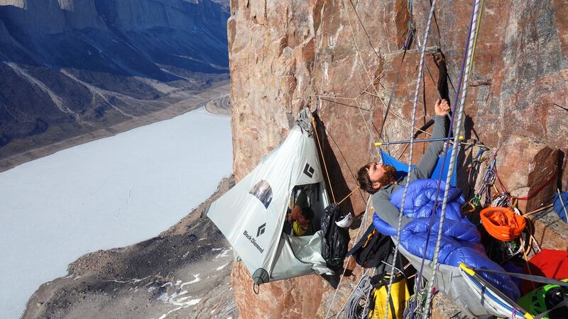 Sean Villanueva O’Driscoll  has climbed new routes and virgin walls in Pakistan, China, Venezuela, Greenland and Baffin Island, as well as several in Patagonia.