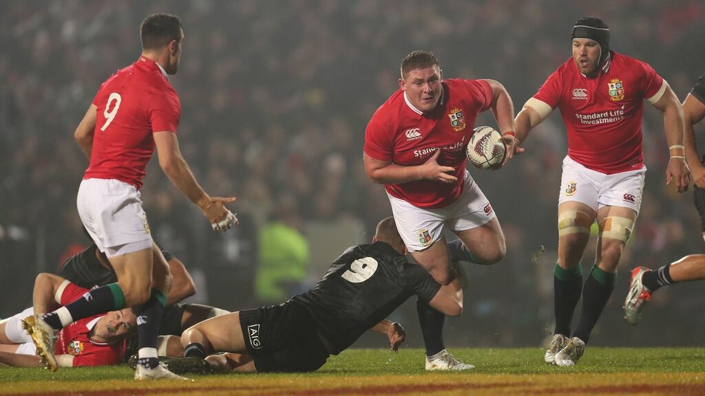 Tadhg Furlong delivered another fine performance in the Lions’ 32-10 win over the New Zealand Maori. Photograph: David Davies/PA
