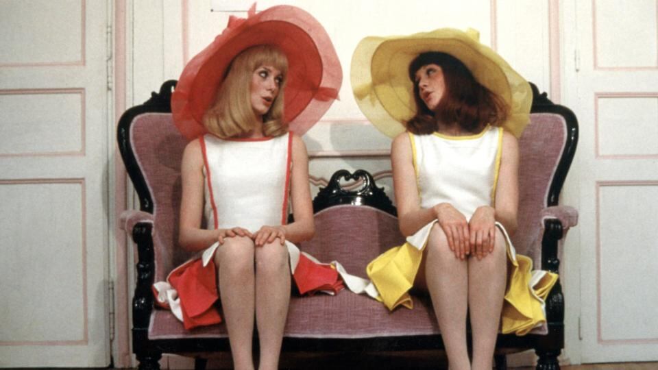 Catherine Deneuve and Françoise Dorléac in The Young Girls of Rochefort (1967), which is screening at Cork French Film Festival