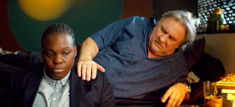 Déborah Lukumuena and Gérard Depardieu in Robust. Photograph: Dharamsala